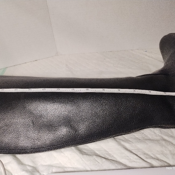 Franco sarto (nwot)black Leather Knee-High Boots women's size 9M - Picture 12 of 14